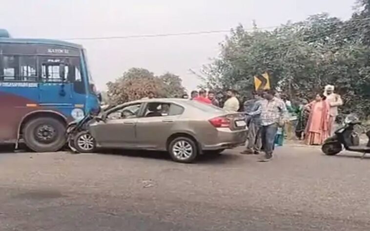 Accident In Himachal: बारात में जा रही गाड़ी की बस के साथ जोरदार टक्कर! हादसे में कार सवार लोग…