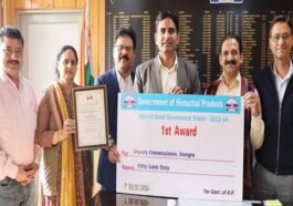 Himachal News: सुशासन सूचकांक में लगातार तीसरी बार अव्वल रहा यह जिला! गुड गवर्नेंस के लिए 50 लाख का मिला पुरस्कार