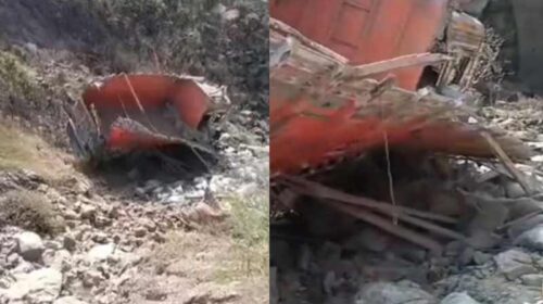 Himachal Accident: बेकाबू होकर खाई में लुढ़का सीमेंट से लोड ट्रक! गिरते ही उड़े परखच्चे