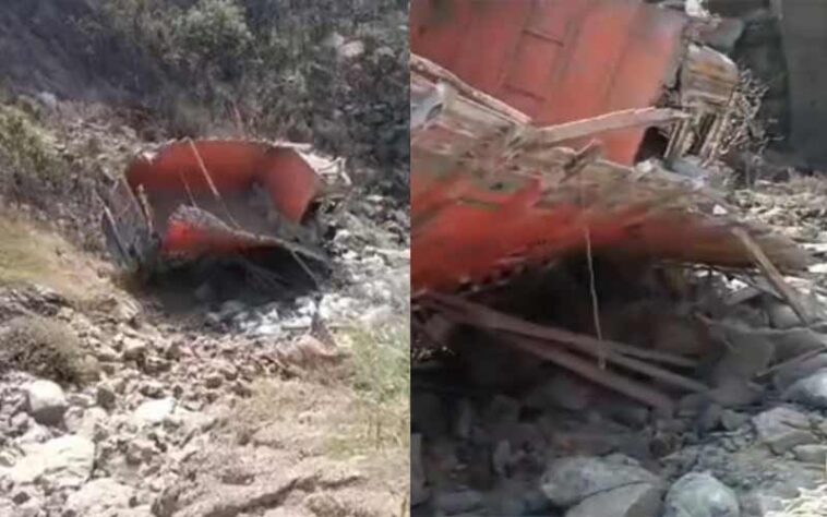 Himachal Accident: बेकाबू होकर खाई में लुढ़का सीमेंट से लोड ट्रक! गिरते ही उड़े परखच्चे