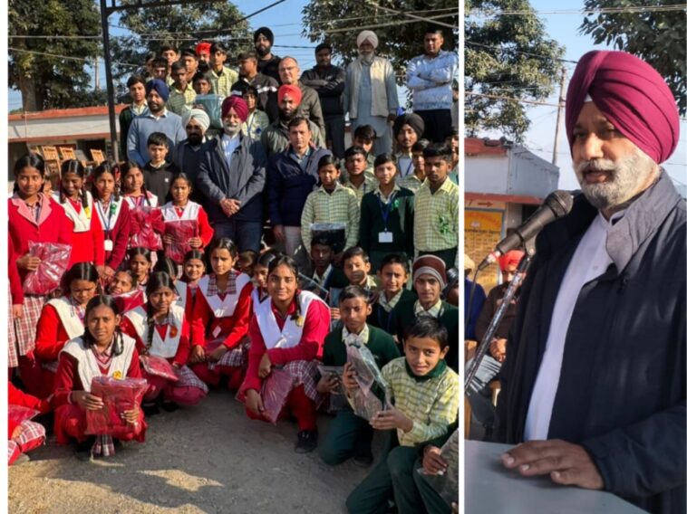 Paonta Sahib: नन्हें बच्चों की चेहरों पर मुस्कान लाने से बड़ा कोई पुण्य नहीं: हरप्रीत रतन