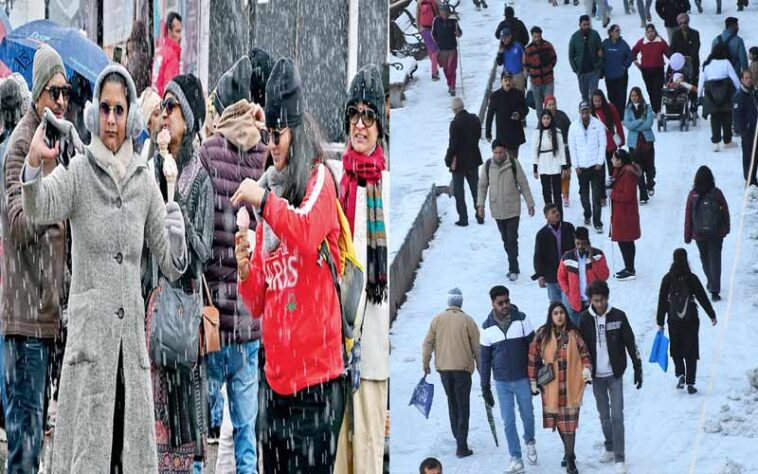 Himachal Tourism: बर्फबारी के बाद सैलानियों से गुलजार हुआ हिमाचल! शिमला-मनाली में उमड़ी भीड़