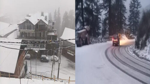 Snowfall In Himachal: हिमाचल में बारिश-बर्फबारी का दौर शुरू! कुफरी-नारकंडा में गिरी डेढ़ इंच तक बर्फ