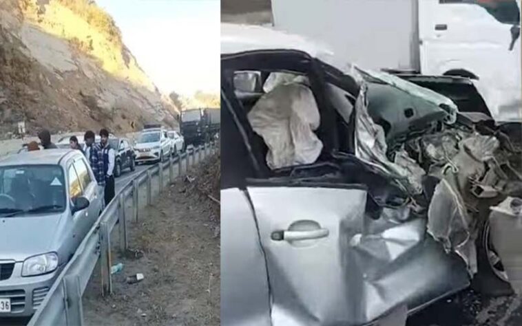 Accident In Himachal: निजी बस और पंजाब नंबर गाड़ी के बीच जोरदार भिड़ंत! सड़क पर लगा ट्रैफिक जाम