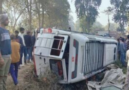 हिमाचल के श्रद्धालुओं की बस उत्तर प्रदेश में हादसे का शिकार! 15 जख्मी, महिला की हालत गंभीर