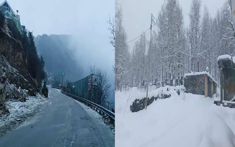 Snowfall In Himachal: हिमाचल में बर्फबारी के बाद चमके पहाड़! शिमला से मनाली तक बिछी बर्फ की सफेद चादर