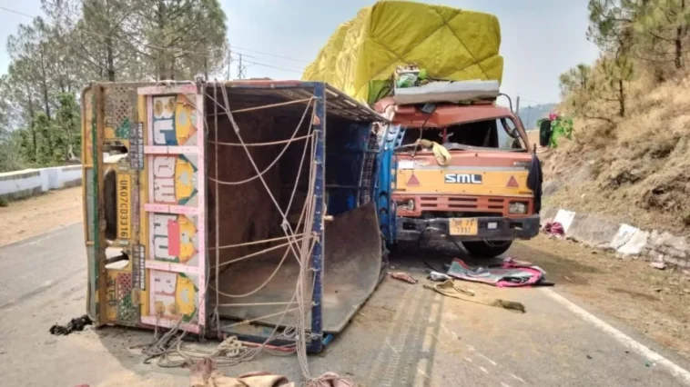 सिरमौर: पिकअप-कैंटर टक्कर में दो खच्चरों की मौत, चालक गंभीर घायल…..