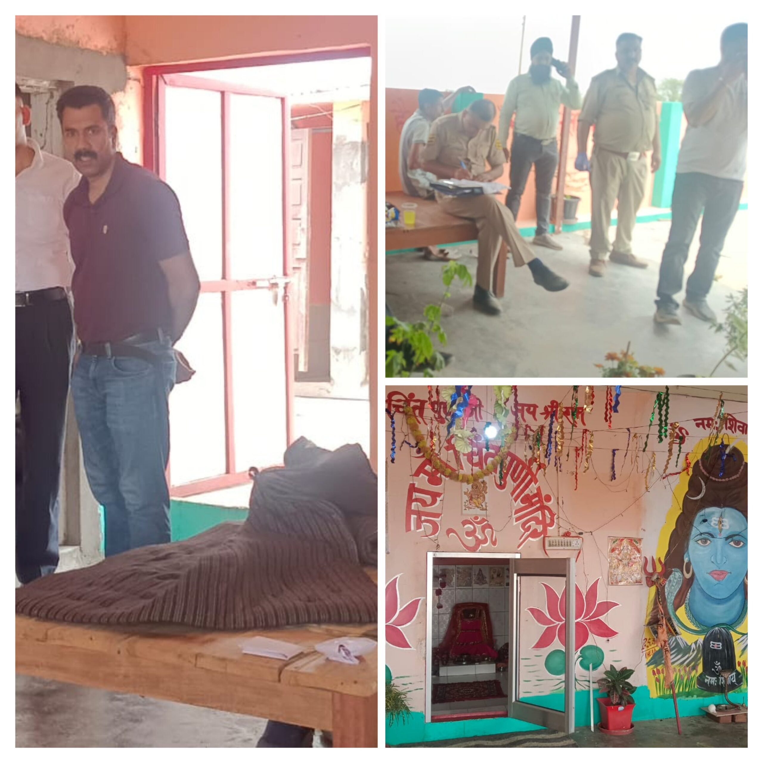 पांवटा साहिब में साधु की ह+त्या से सनसनी, चेले पर शक, फॉरेंसिक टीम ने जुटाए साक्ष्य