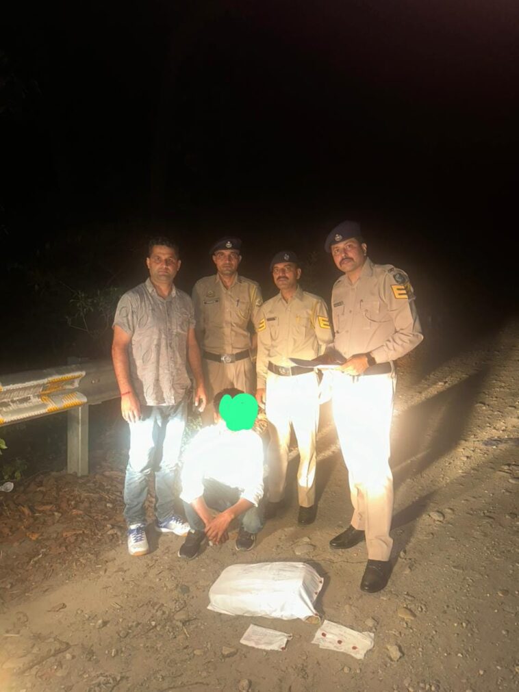 पांवटा साहिब: पुलिस ने नशे के सौदागर को 8 ग्राम स्मैक, 480 कैप्सूल के साथ दबोचा…..