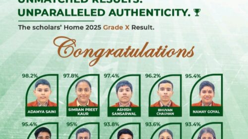 CBSE परिणाम: द स्कॉलर्स होम स्कूल पांवटा साहिब के छात्रों ने रचा इतिहास…..
