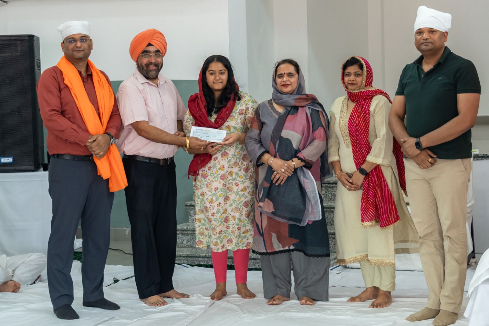 Paonta sahib: कॉलर्स होम स्कूल में सुखमनी साहिब पाठ और सम्मान समारोह का आयोजन