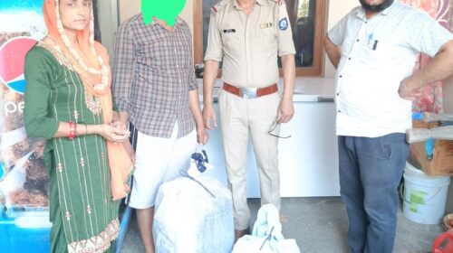 पांवटा साहिब: 12 बोतल देसी शराब और 20 लीटर लाहन के साथ युवक गिरफ्तार
