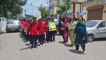 पांवटा साहिब: पीएम श्री कन्या वरिष्ठ माध्यमिक विद्यालय में तंबाकू निषेध दिवस पर जागरूकता रैली, प्रतियोगिताएं और संकल्प