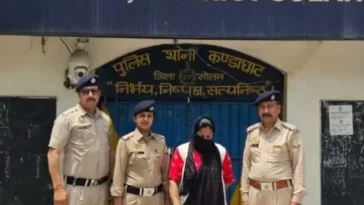 हिमाचल प्रदेश : फेसबुक पर देशविरोधी पोस्ट शेयर करने वाली 48 वर्षीय महिला गिरफ्तार…..