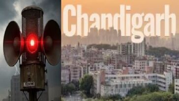 चंडीगढ़ में हवाई हमले की चेतावनी, लोगों से घर में रहने की अपील
