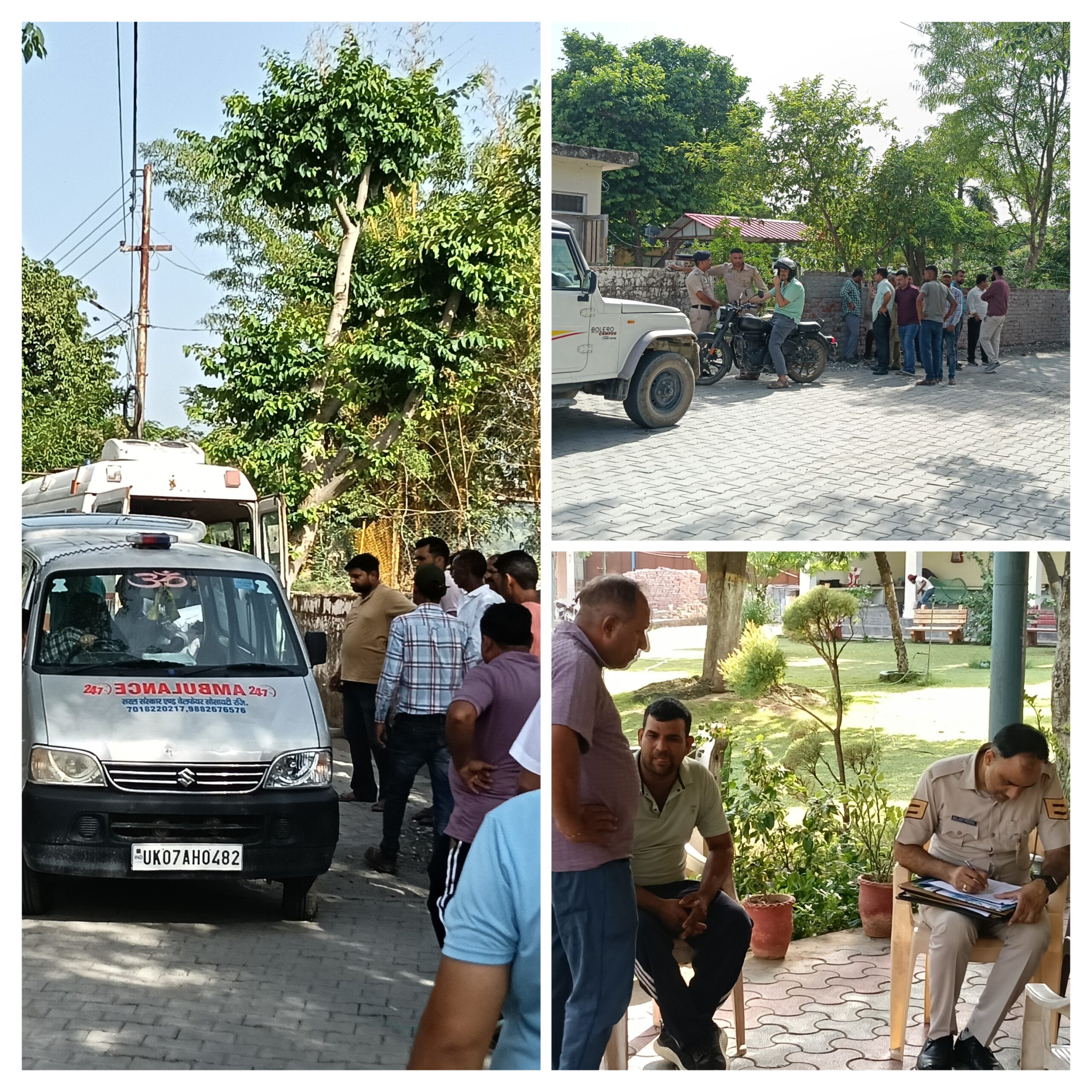 पांवटा साहिब मे सड़क हादसा: पेड़ से टकराई बाइक! दो नाबालिग दोस्तों की दर्दनाक मौ+त