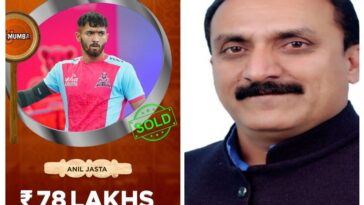 कबड्डी में चयन पर अनिल जस्टा को भाजपा प्रवक्ता बलदेव तोमर ने दी बधाई