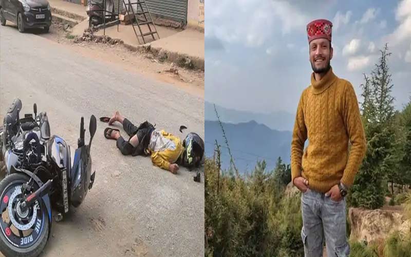 हिमाचल में दुखद हादसा: गाड़ी की टक्कर से 24 वर्षीय युवक की मौत! मल्टीटास्क वर्कर था विनोद