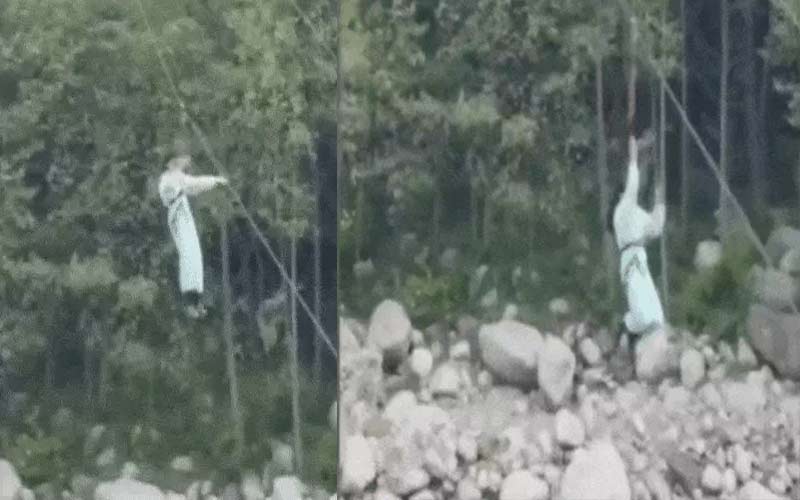 हिमाचल में जिपलाइनिंग करते हादसा: 30 फीट की ऊंचाई से गिरी 10 साल की बच्ची! गंभीर घायल