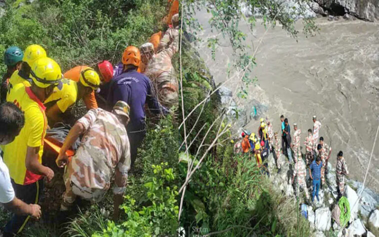 उत्तराखंड में बड़ा हादसा: अलकनंदा नदी में गिरी ट्रैवलर! 3 की मौत, 9 लोग लापता