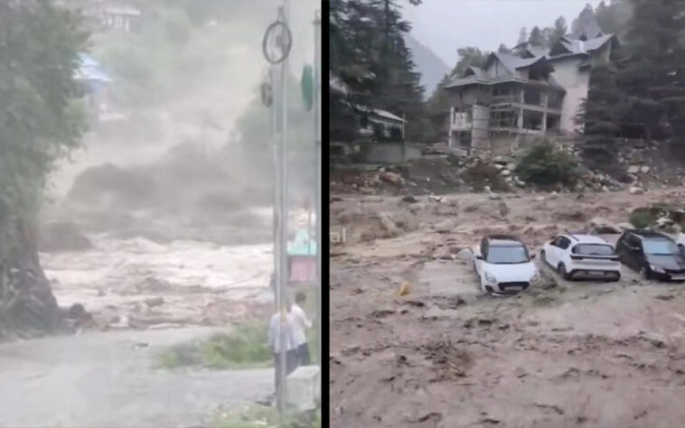 हिमाचल में मूसलाधार बारिश से तबाही: यहां फटा बादल! उदयपुर में आई बाढ़, भारी नुकसान