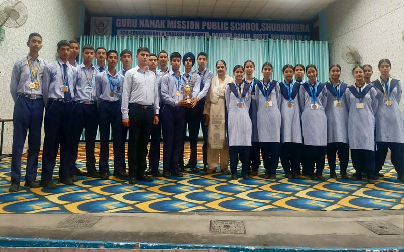 Paonta Sahib: एनसीसी कैंप में गुरु नानक मिशन स्कूल के छात्रों का शानदार प्रदर्शन! अक्षित ने जीता गोल्ड