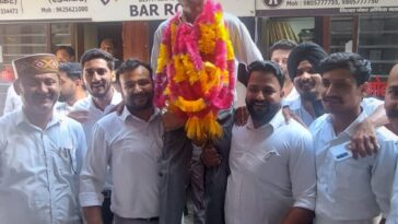 पांवटा साहिब : एडवोकेट मनजीत चौधरी निर्विरोध चुने गए बार एसोसिएशन पांवटा साहिब के अध्यक्ष