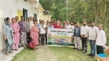 जिला सिरमौर के भरोग बनेड़ी में प्राकृतिक खेती को बढ़ावा देने के लिए किसानों के लिए लगाया जागरूकता शिविर