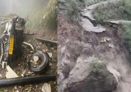 Himachal Weather: हिमाचल में भारी बारिश से जगह-जगह लैंडस्लाइड! भूस्खलन की चपेट में आई गाड़ी