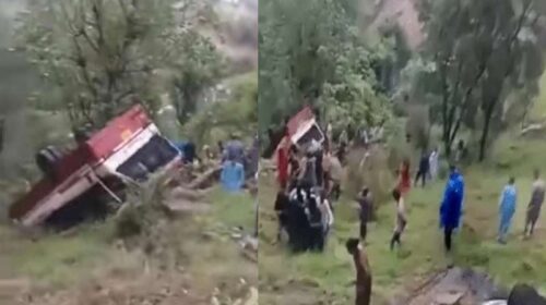 हिमाचल में बड़ा हादसा: खाई में गिरी निजी बस! मची चीख-पुकार, 15 से ज्यादा लोग….
