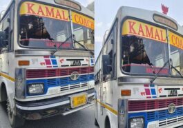 Accident In Himachal: निजी बस पर पहाड़ से गिरा पत्थर! फ्रंट शीशा टूटा, यात्रियों में हड़कंप
