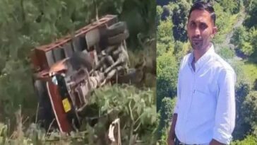 Accident In Himachal: सड़क से लुढ़क कर खाई में गिरा टिप्पर! 6 माह के मासूम के सिर से उठा पिता का साया