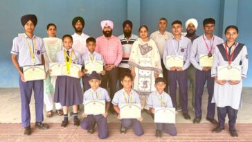 Paonta Sahib: राज्य स्तरीय एथलेटिक्स प्रतियोगिता में छाए गुरु नानक मिशन पब्लिक स्कूल के नन्हे धावक
