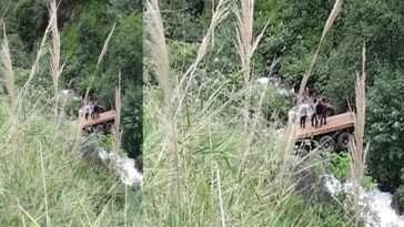 Accident In Himachal: हाईवे से गहरी खाई में लुढ़का ट्राला! सहायक की मौत, चालक घायल