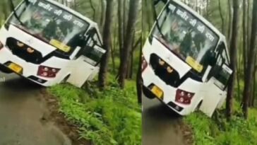 Accident In Himachal: तीखे मोड़ पर बिगड़ा संतुलन! सड़क किनारे लुढ़की बस, यात्रियों में मची चीख-पुकार