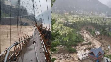 हिमाचल में बादल फटने से तबाही: तीन की मौत! घर समेत बहे परिवार के सात लोग, कई घर ढहे 