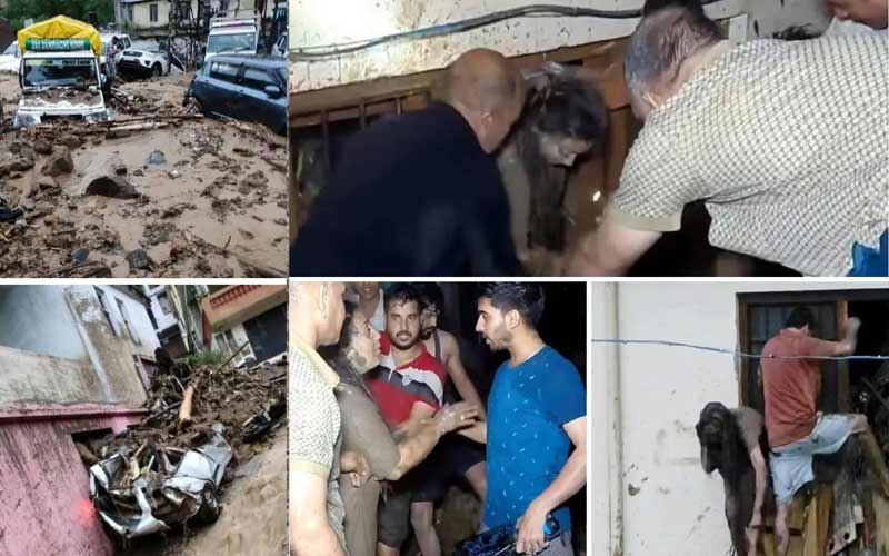 हिमाचल में बादल फटने से कहर बरपा: एक ही परिवार के तीन लोगों की मौत! एक लापता, खिड़कियां तोड़कर निकले लोग