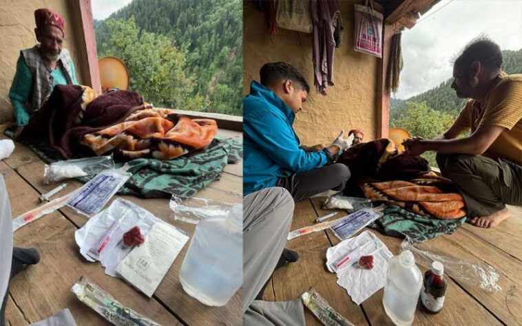 Himachal News: डॉक्टरों ने 28 किलोमीटर का रास्ता पैदल चलकर बचाई 78 वर्षीय लज्जे राम की जान