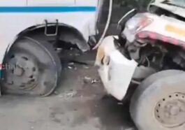 Accident In Himachal: हिमाचल में चालक को आई नींद की झपकी! बस से टकराई गाड़ी, ड्राइवर गंभीर रूप से घायल