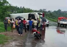HRTC Bus Accident: सड़क पर पलटी यात्रियों से भरी एचआरटीसी बस! सवारियों में मची चीख-पुकार