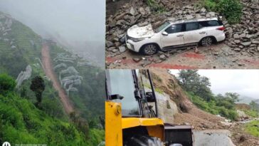 Landslide In Himachal: हिमाचल में भारी बारिश ने मचाया तांडव! भूस्खलन से कई गाड़ियां दबी, खतरे की जद में आए कई घर
