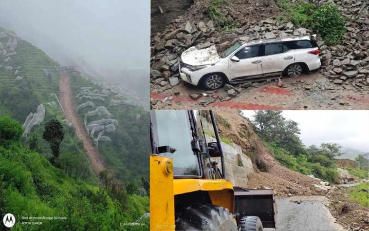 Landslide In Himachal: हिमाचल में भारी बारिश ने मचाया तांडव! भूस्खलन से कई गाड़ियां दबी, खतरे की जद में आए कई घर