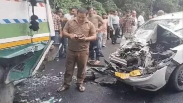 Accident In Himachal: तेज रफ्तार गाड़ी ने एचआरटीसी बस को मारी टक्कर! 6 लोग घायल