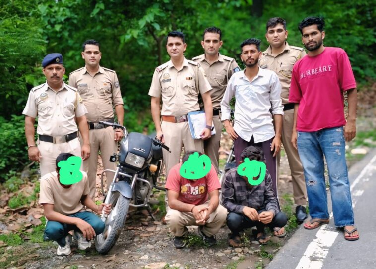 पांवटा साहिब : चोरी की दो बाइक समेत तीन चोर काबू, माजरा पुलिस की बड़ी कामयाबी…..