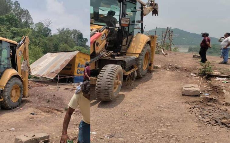 Himachal News Alert: फोरलेन के दोनों ओर से हटाए गए अवैध कब्जे! प्रशासन ने दी सख्त चेतावनी