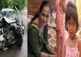 दुख़द: पेड़ से टकराई पांवटा के परिवार की कार! दादी-पोती की मौत, एक घायल