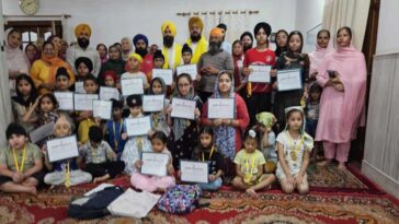 Paonta Sahib: गुरुद्वारा नानक दरबार बद्रीपुर में समर गुरमत ट्रेनिंग कैंप का समापन! 50 से ज्यादा बच्चों ने लिया भाग