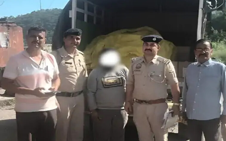 Himachal Crime News: पिकअप से पकड़ी 142 पेटी अवैध देसी शराब! चालक गिरफ्तार Himachal Crime News: पिकअप से पकड़ी 142 पेटी अवैध देसी शराब! चालक गिरफ्तार