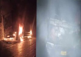 Himachal News Alert: सेब लोड कर हिमाचल से यूपी जा रहा था ट्रक! रास्ते में भड़की आग, ड्राइवर और सहायक ने ऐसे बचाई जान
