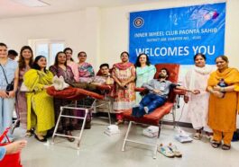 Paonta Sahib: पोंटिका एयरोटेक परिसर में लगा रक्तदान शिविर! क्लब सदस्यों ने किया पौधारोपण